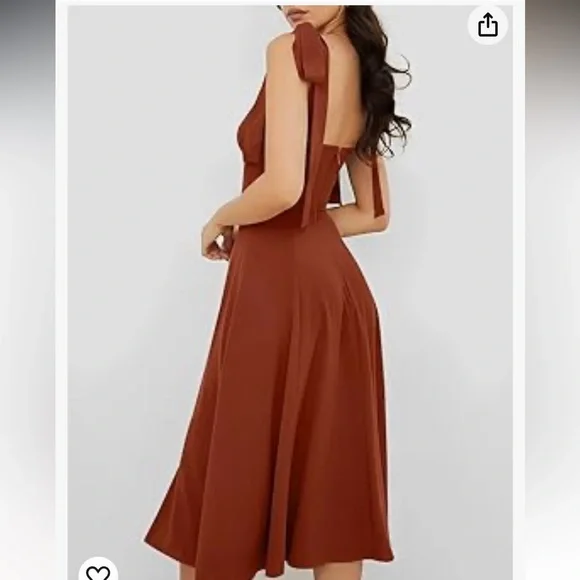 Beautiful brown dress - Picture 4 of 9